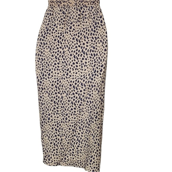 URBAN Romantics Tan and Brown Ruched Pencil Skirt Cocktail - Picture 6 of 7